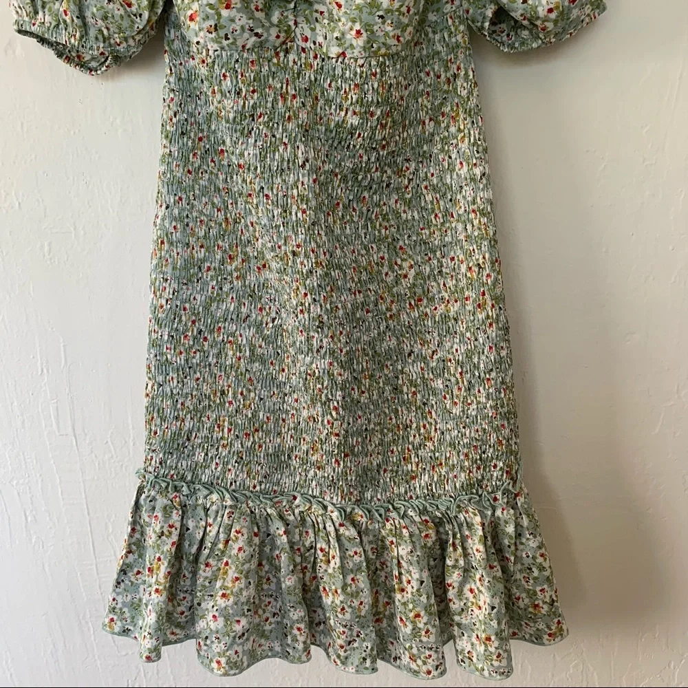 Lucy Paris Smocked Printed Dress - Picture 8 of 13